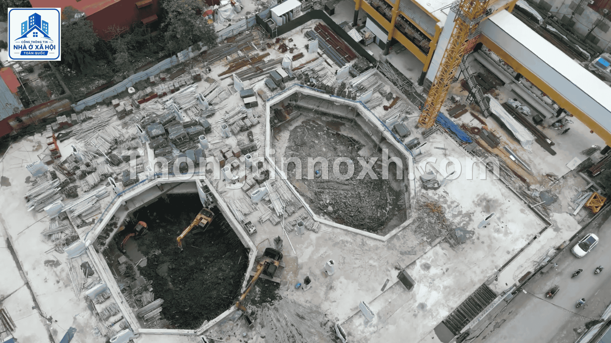 Tiến độ thi công 4-6-8 Vĩnh Hưng