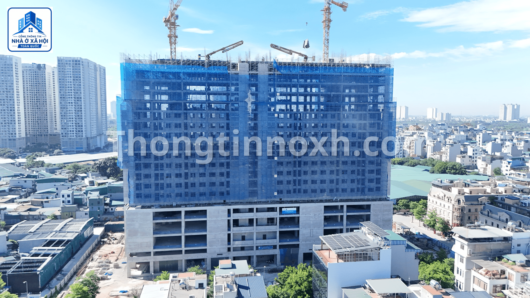 Tiến độ thi công UDIC Hạ Đình
