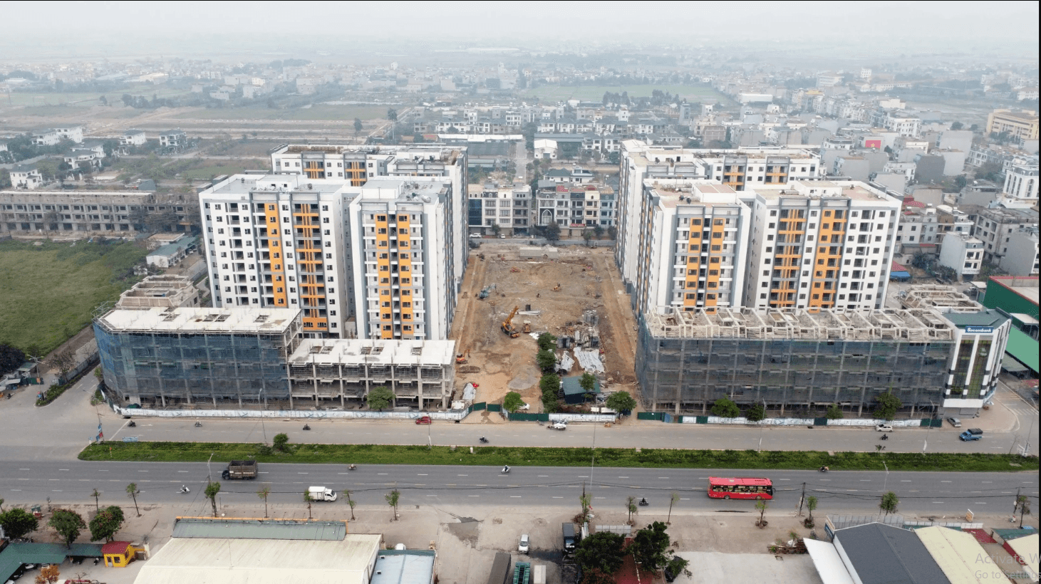 Tiến độ thi công NOXH Tùng Bách